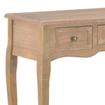 ZNTS Dressing Console Table with 3 Drawers Brown 280047