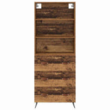 Highboard Old Wood 69.5 x 34 x 180 cm Engineered Wood 3415672