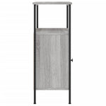 ZNTS Bedside Cabinets 2 pcs Grey Sonoma 41x31x80 cm Engineered Wood 825930