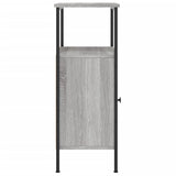 ZNTS Bedside Cabinets 2 pcs Grey Sonoma 41x31x80 cm Engineered Wood 825930