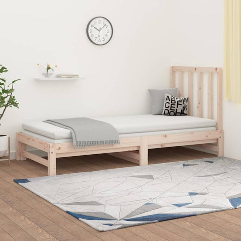 ZNTS Pull-out Day Bed without Mattress 2x cm 3108327