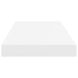 Floating Wall Shelves 4 pcs White 60x23.5x3.8 cm MDF 323813