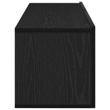 TV Cabinet 2 pcs Black 100 x 30 x 30 cm Engineered Wood 862106