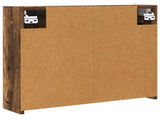 Bathroom Mirror Cabinet Smoked Oak 60 x 14.5 x 50 cm 889075