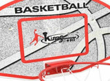 Five Piece Wall Mounted Basketball Backboard Set 66x44.5 cm 80352