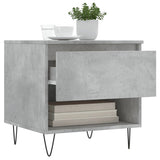 Coffee Tables 2 pcs Concrete Grey 50x46x50 cm Engineered Wood 830917