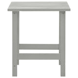 Garden Adirondack Chair with Table Solid Fir Wood Grey 315920