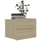 ZNTS Bedside Cabinets 2 pcs Sonoma Oak 40x30x30 cm Engineered Wood 801060