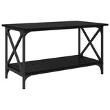 Coffee Table Black oak 80 x 45 x 45.5 cm Engineered wood 875733