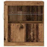 LED Sideboard Brown 60.5 x 37 x 67 cm Engineered Wood 863012