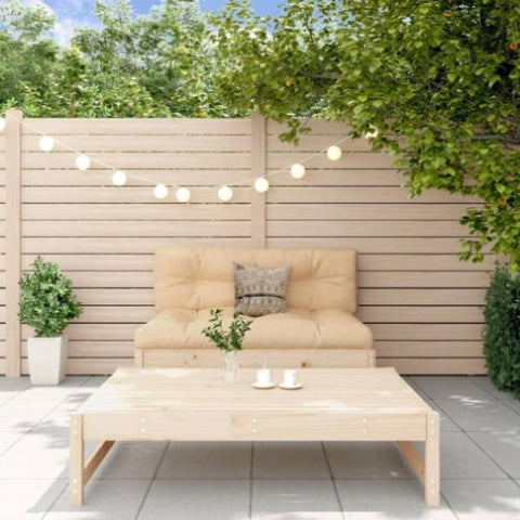 ZNTS 2 Piece Garden Lounge Set Solid Wood Pine 825723
