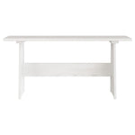 3 Piece Dining Set REINE White Solid Wood Pine 3096568