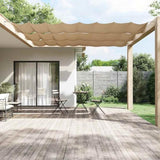Vertical Awning Taupe 100x1000 cm Oxford Fabric 148407