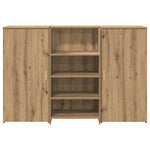Reception Desk Artisan Oak 155x50x103.5 cm Engineered Wood 3324204