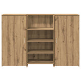 Reception Desk Artisan Oak 155x50x103.5 cm Engineered Wood 3324204