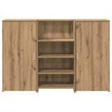 Reception Desk Artisan Oak 155x50x103.5 cm Engineered Wood 3324204