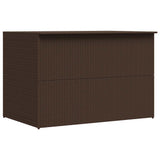 Garden Storage Box Brown 150x100x100 cm Poly Rattan 44246