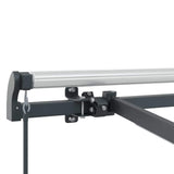 Awning Frame with Manual Anthracite 3.5 x 2.5 m Aluminium 46872