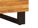 Side Cabinet with Door Brown 60 x 33 x 75 cm Solid Mango Wood 4018322