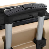 Suitcase Folding Champagne 43 x 27 x 66 cm ABS Plastic 42006255