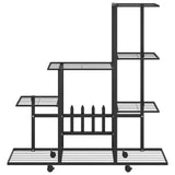 Plant Stand Black Powder-coated metal 94.5 cm x 25 cm x 92.5 cm 336114