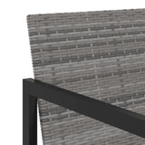Outdoor Dining Set Grey 317184