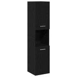 Bathroom Furniture Set 3 pcs Black Oak 60 x 38.5 x 46 cm 3334326