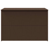 Garden Storage Box Brown 150x100x100 cm Poly Rattan 44246