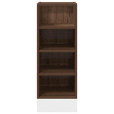 Bottom Cabinet Riga Brown Oak 30x44.5x81.5 cm Engineered Wood 854199