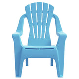 Garden Chairs 2 pcs for Children Blue 37x34x44 cm PP Wooden Look 364739