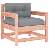 Garden Chairs with Cushions 2 pcs Solid Wood Douglas 825567