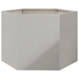 ZNTS Garden Planter Hexagon 69x60x45 cm Stainless Steel 851126