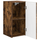 TV Wall Cabinet Smoked Oak 30 x 31 x 60 cm Engineered Wood 892279