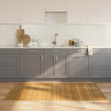 Rug Rectangular Nature 100x200 cm Bamboo 376805