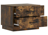 Bedside Cabinet 2 pcs Smoked Oak 43 x 34.5 x 44.5 cm 895226