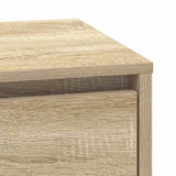 Bedside Cabinet with Drawer 2 pcs Sonoma Oak 39 x 34.5 x 50 cm 869615