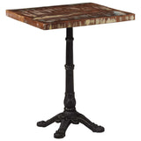 Bistro Table 60x60x76 cm Solid Reclaimed Wood 321086