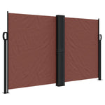 Retractable Side Awning Brown 140x1000 cm 4004719