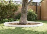 Lawn Edging 30 pcs 103 x 20 cm Steel White 8008474