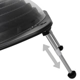 Solar Pool Heater 75x75x36 cm HDPE Aluminium 91734