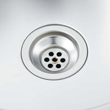 Kitchen Sink with Strainer and Trap Stainless Steel 145070
