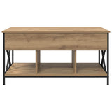 Coffee Table Artisan Oak 100 x 55 x 48.5 cm Engineered Wood 883036