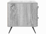 Bedside Cabinet Grey Sonoma 62 x 34.5 x 47.5 cm Engineered Wood 895471