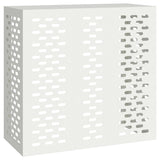 Air Conditioner Cover White 110 x 50 x 105 cm Steel 865912