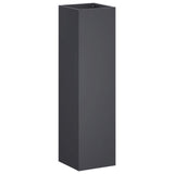 Garden Planter 2 pcs Anthracite 20 x 20 x 75 cm 8005321