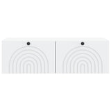 Wall-Mounted TV Cabinet White 99 x 41 x 30 cm Engineered Wood 898185