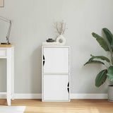 Side Cabinet ODDA White 40x24x79 cm Solid Wood Pine 4103592