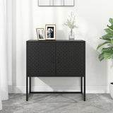 Sideboard Black 75x35x75 cm Steel 335871
