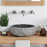 Sink 40x12 cm Marble Black 142776