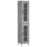 Highboard Grey Sonoma 34,5x34x180 cm Engineered Wood 3199447